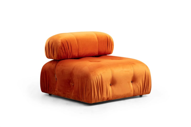 Bengul Bubblig Divansoffa 3-sits 288 cm - Orange - Möbler - Soffa - Divansoffor & schäslongsoffa