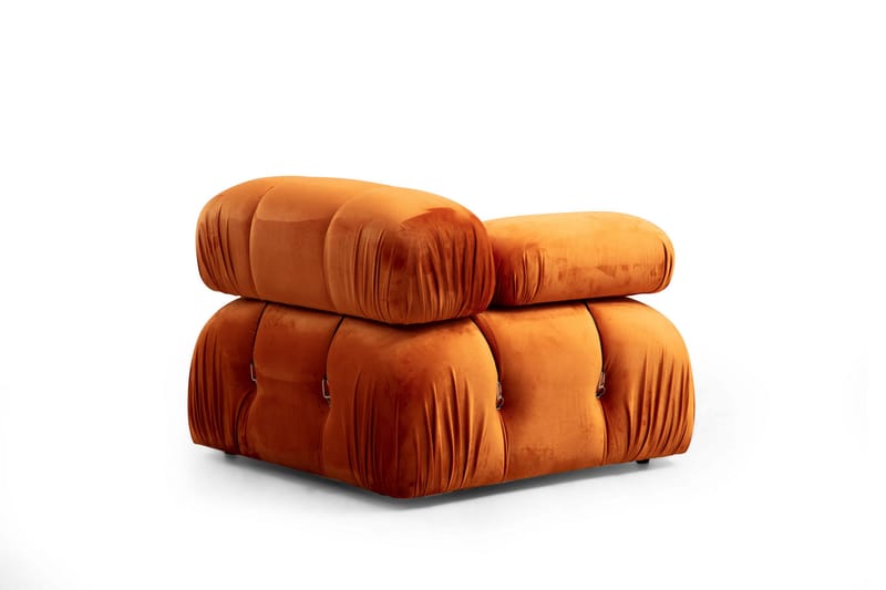 Bengul Bubblig Divansoffa 3-sits 288 cm - Orange - Möbler - Soffa - Divansoffor & schäslongsoffa