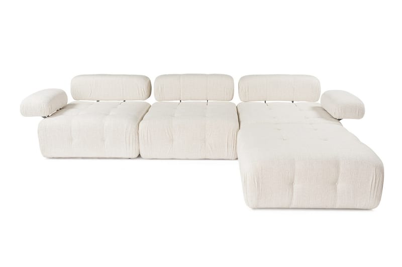 Bengul Bubblig Divansoffa 3 sits 315 cm bred - Ljus / Beige - Möbler - Soffa - Divansoffor & schäslongsoffa