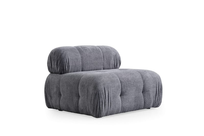 Bengul Soffa med Divan 3-sits - Grå - Möbler - Soffa - Divansoffor & schäslongsoffa