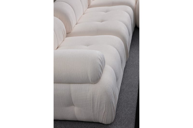 Bengul Soffa med Divan 3-sits - Vit - Möbler - Soffa - Divansoffor & schäslongsoffa