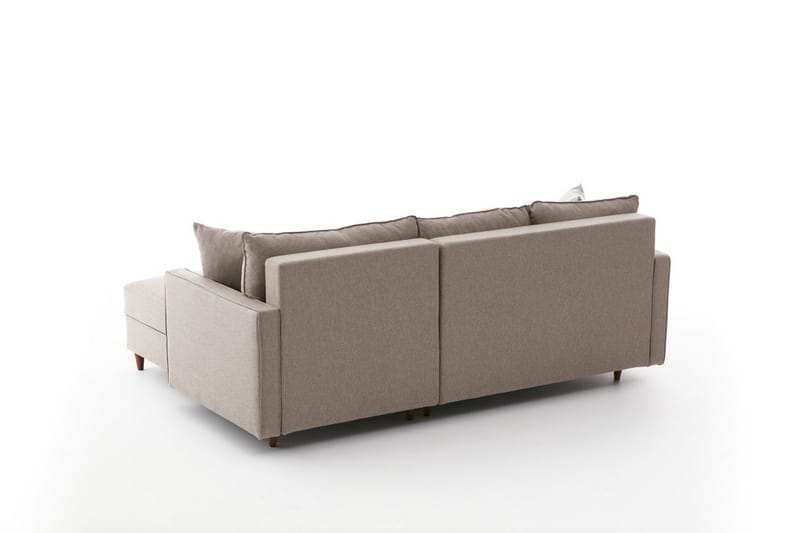 Braneles Soffa m. Divan 4-sits - Beige - Divansoffor & schäslongsoffa - 4 sits soffa med divan