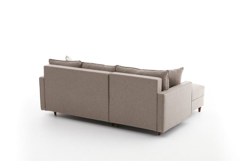 Braneles Soffa m. Divan 4-sits - Beige - Divansoffor & schäslongsoffa - 4 sits soffa med divan