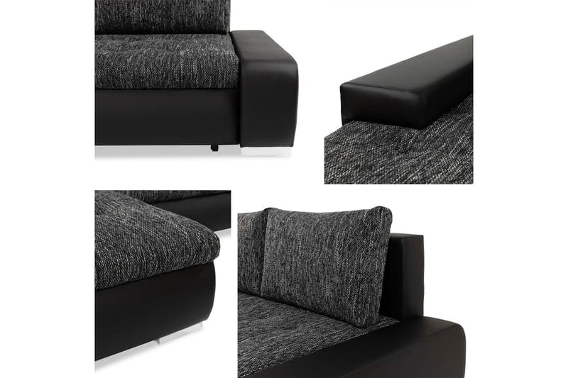 Cerys Soffa med Divan 3-sits - Beige - Möbler - Soffa - Divansoffor & schäslongsoffa