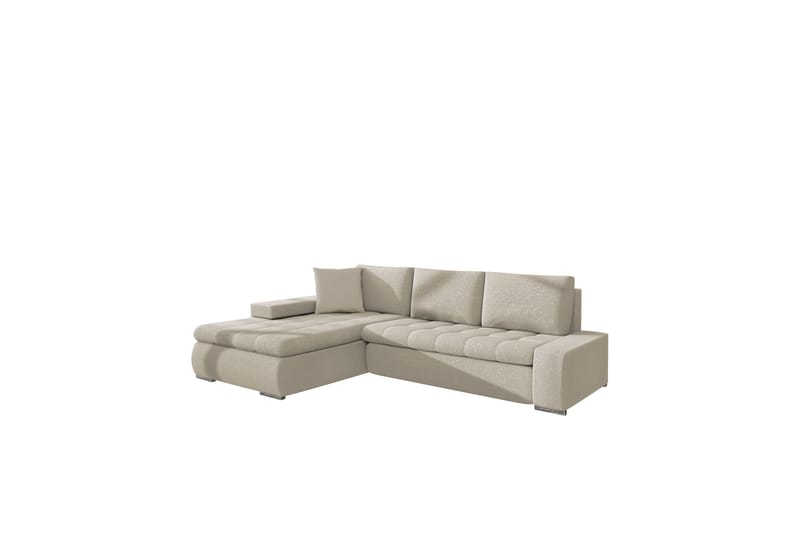 Cerys Soffa med Divan 3-sits - Beige - Möbler - Soffa - Divansoffor & schäslongsoffa