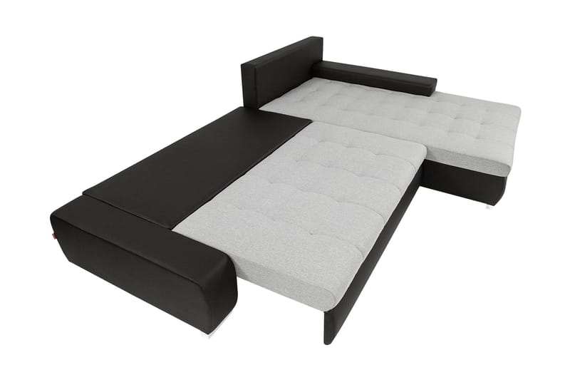 Cerys Soffa med Divan 3-sits - Vit - Möbler - Soffa - Divansoffor & schäslongsoffa