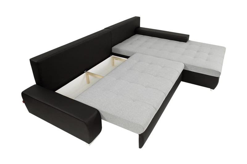 Cerys Soffa med Divan 3-sits - Vit - Möbler - Soffa - Divansoffor & schäslongsoffa