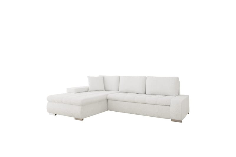 Cerys Soffa med Divan 3-sits - Vit - Möbler - Soffa - Divansoffor & schäslongsoffa