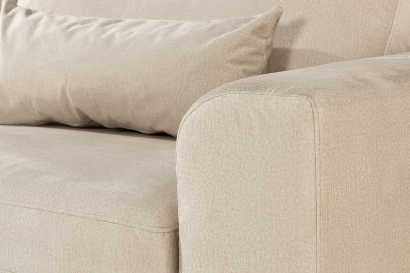 Copenhagen 2,5-sits Soffa Sammet - Beige - Divansoffor & schäslongsoffa - 4 sits soffa med divan - Sammetssoffa