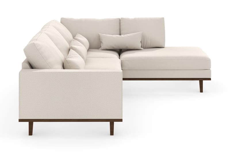 Copenhagen 4-sits L Soffa 291 cm Bred - Beige / Ek - Möbler - Soffa - Divansoffor & schäslongsoffa