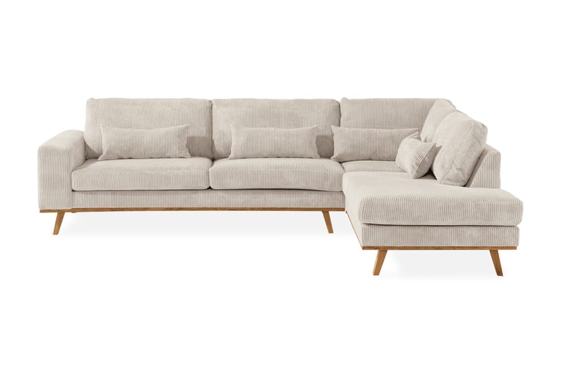 Copenhagen 4-sits L soffa Manchester 291 cm Bred - Beige - Möbler - Soffa - Divansoffor & schäslongsoffa