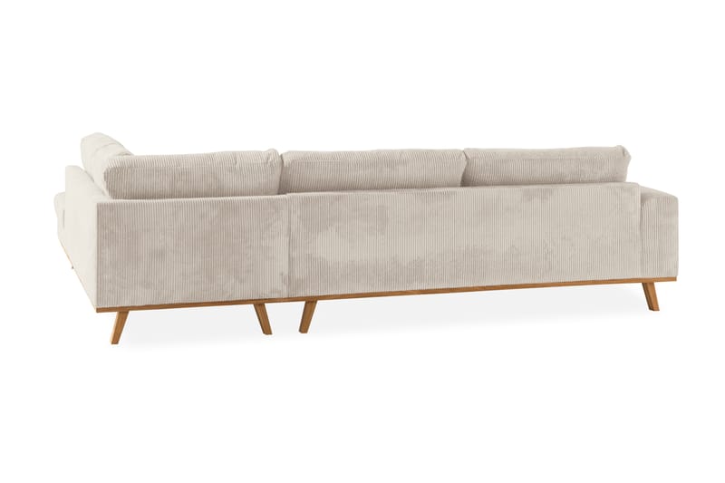 Copenhagen 4-sits L soffa Manchester 291 cm Bred - Beige - Möbler - Soffa - Divansoffor & schäslongsoffa