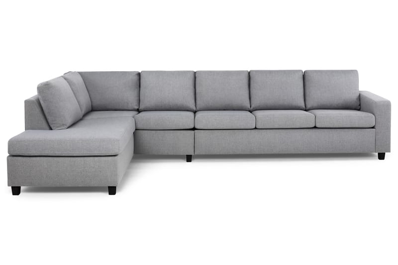 Crazy 4-sits Soffa med Schäslong Vänster - Ljusgrå - Divansoffor & schäslongsoffa - 4 sits soffa med divan