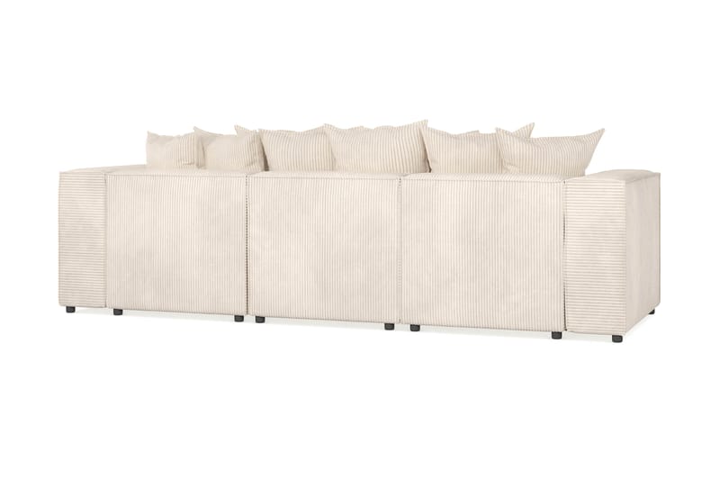 Cubo Djup L Soffa 3 sits Divan Vänster - Beige - Möbler - Soffa - Divansoffor & schäslongsoffa