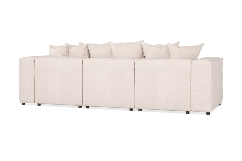 Cubo Djup Soffa 3 sits med Divan 296 cm Bred - Beige - Möbler - Soffa - Divansoffor & schäslongsoffa