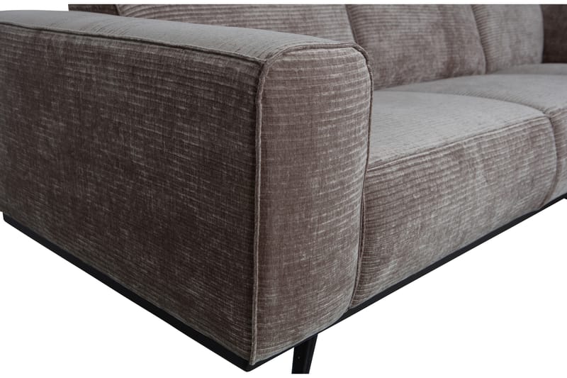 Deansh 3-Sits Soffa med Schäslong Vänster - Taupe - Divansoffor & schäslongsoffa - 4 sits soffa med divan