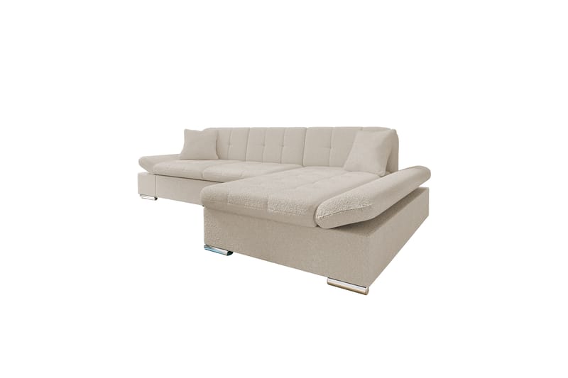 Djerra Soffa med Divan 3-sits - Beige - Möbler - Soffa - Divansoffor & schäslongsoffa