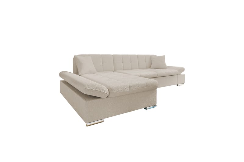 Djerra Soffa med Divan 3-sits - Beige - Möbler - Soffa - Divansoffor & schäslongsoffa