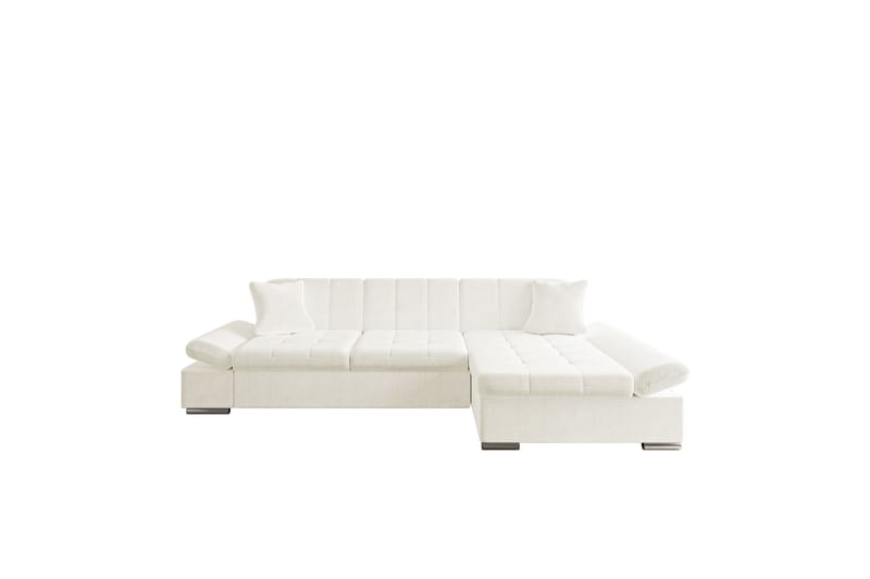 Djerra Soffa med Divan 3-sits - Vit - Möbler - Soffa - Divansoffor & schäslongsoffa