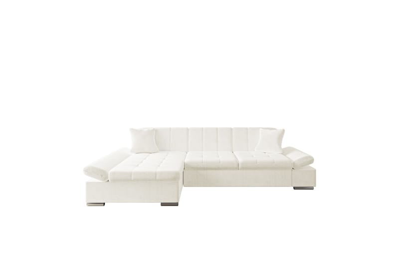 Djerra Soffa med Divan 3-sits - Vit - Möbler - Soffa - Divansoffor & schäslongsoffa