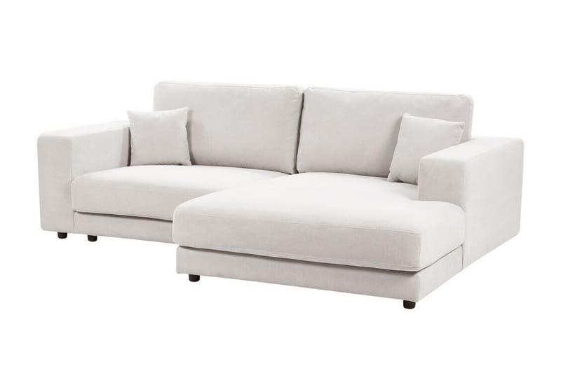 Ersi Soffa med Divan 3-sits - Vit/Svart - Möbler - Soffa - Divansoffor & schäslongsoffa