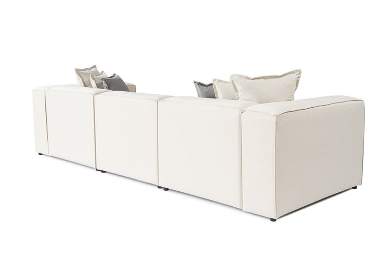 Fahmida Soffa med Divan 3-sits - Ecru - Möbler - Soffa - Divansoffor & schäslongsoffa