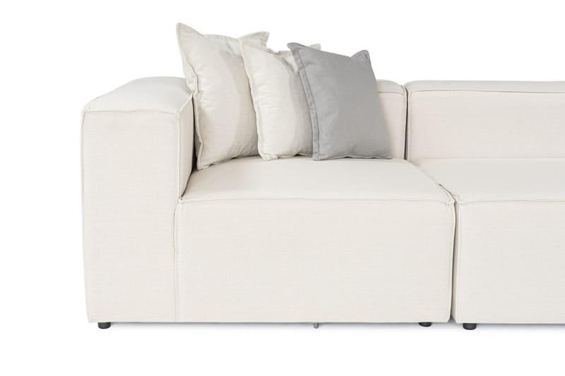 Fahmida Soffa med Divan 3-sits - Ecru - Möbler - Soffa - Divansoffor & schäslongsoffa