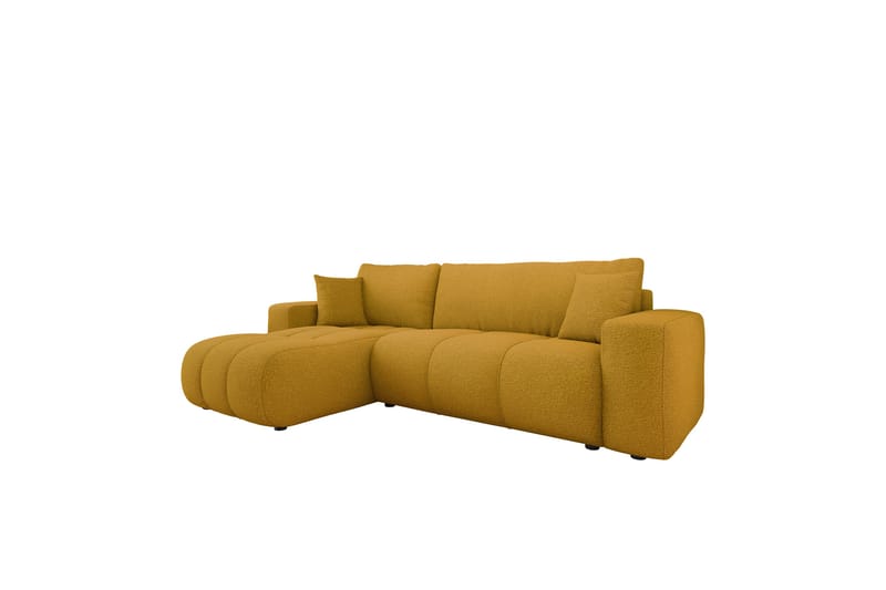 Flo Bäddsoffa med Divan 3-sits - Gul - Möbler - Soffa - Divansoffor & schäslongsoffa