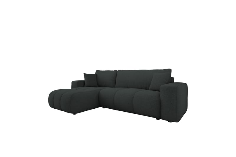 Flo Bäddsoffa med Divan 3-sits - Svart - Möbler - Soffa - Divansoffor & schäslongsoffa