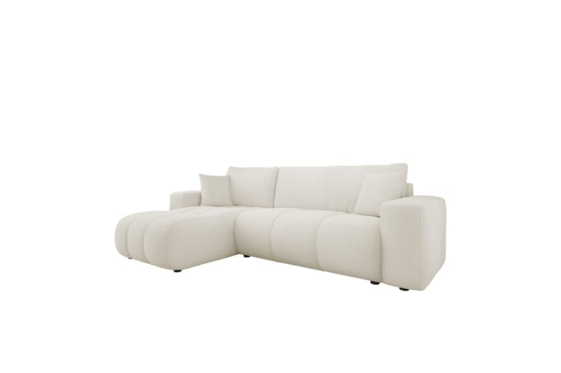 Flo Bäddsoffa med Divan 3-sits - Vit - Möbler - Soffa - Divansoffor & schäslongsoffa