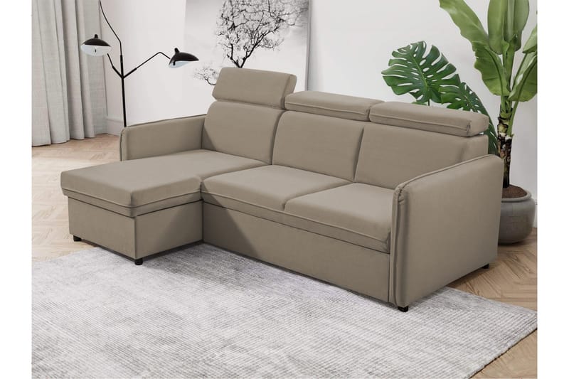 Fredrik Soffa med Divan 3-sits - Beige - Möbler - Soffa - Divansoffor & schäslongsoffa