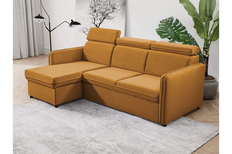 Fredrik Soffa med Divan 3-sits - Orange - Möbler - Soffa - Divansoffor & schäslongsoffa