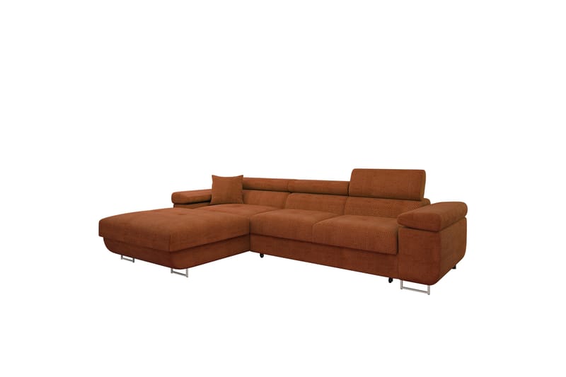 Gabina Soffa med Divan 3-sits - Orange - Möbler - Soffa - Divansoffor & schäslongsoffa