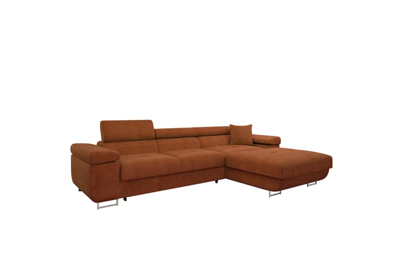 Gabina Soffa med Divan 3-sits - Orange - Möbler - Soffa - Divansoffor & schäslongsoffa