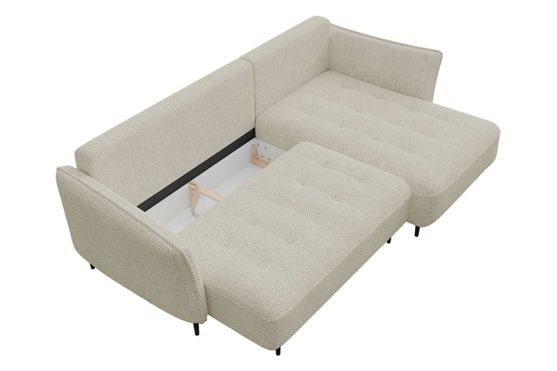 Garron Soffa med Divan 3-sits - Beige - Möbler - Soffa - Divansoffor & schäslongsoffa