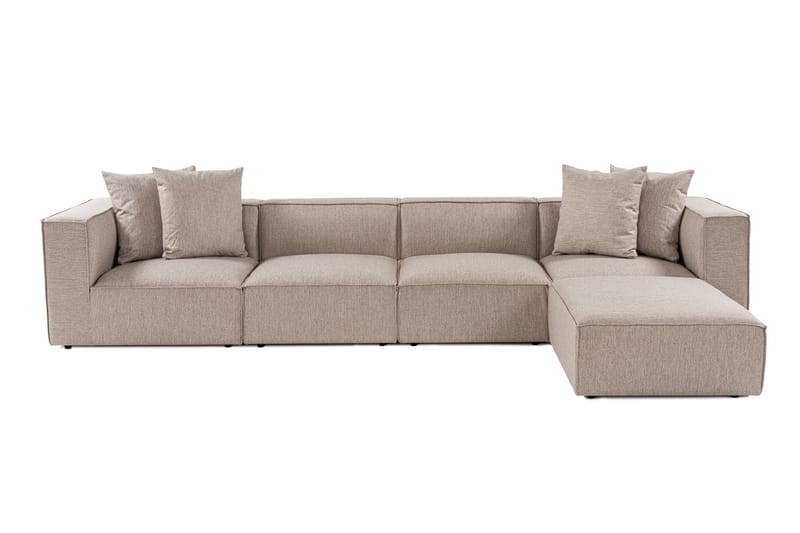 Gregor Soffa med Divan 4-sits - Sand beige - Möbler - Soffa - Divansoffor & schäslongsoffa