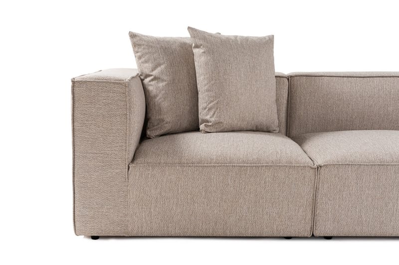 Gregor Soffa med Divan 4-sits - Sand beige - Möbler - Soffa - Divansoffor & schäslongsoffa