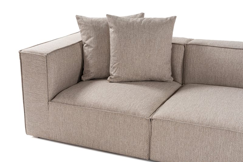 Gregor Soffa med Divan 4-sits - Sand beige - Möbler - Soffa - Divansoffor & schäslongsoffa