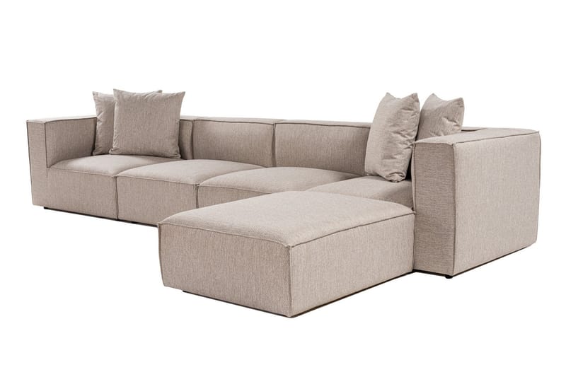 Gregor Soffa med Divan 4-sits - Sand beige - Möbler - Soffa - Divansoffor & schäslongsoffa