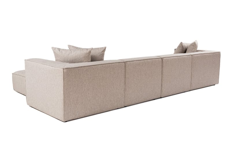 Gregor Soffa med Divan 4-sits - Sand beige - Möbler - Soffa - Divansoffor & schäslongsoffa