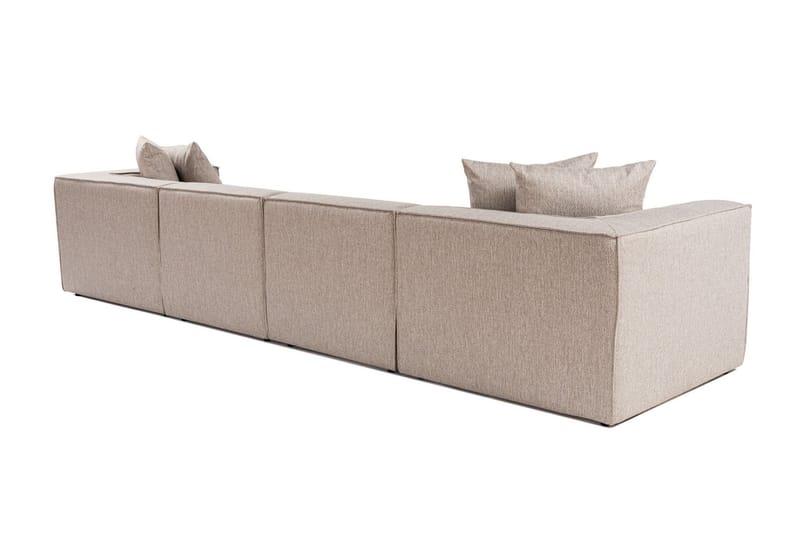 Gregor Soffa med Divan 4-sits - Sand beige - Möbler - Soffa - Divansoffor & schäslongsoffa