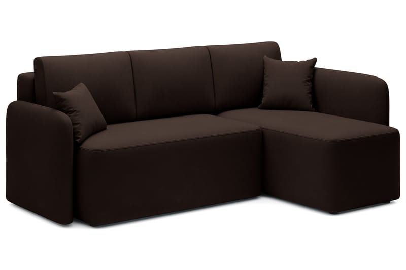 Hadson 3-sits Soffa med Divan - Brun - Möbler - Soffa - Divansoffor & schäslongsoffa