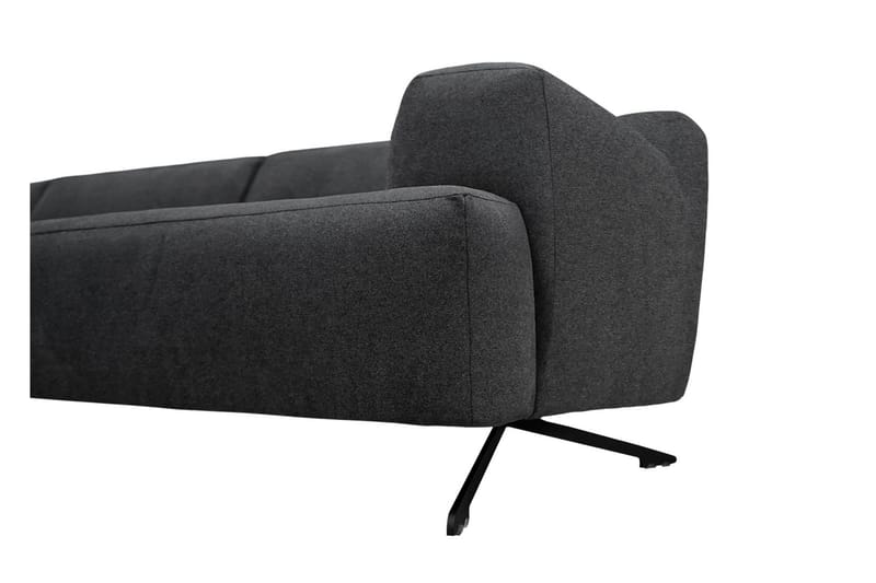 Hideyo Soffa m. Divan 4-sits - Grå - Divansoffor & schäslongsoffa - 4 sits soffa med divan