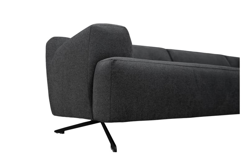 Hideyo Soffa m. Divan 4-sits - Grå - Divansoffor & schäslongsoffa - 4 sits soffa med divan