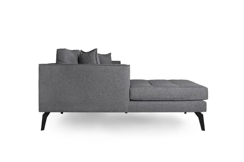 Hikaru Soffa m. Divan 4-sits - Grå - Divansoffor & schäslongsoffa - 4 sits soffa med divan