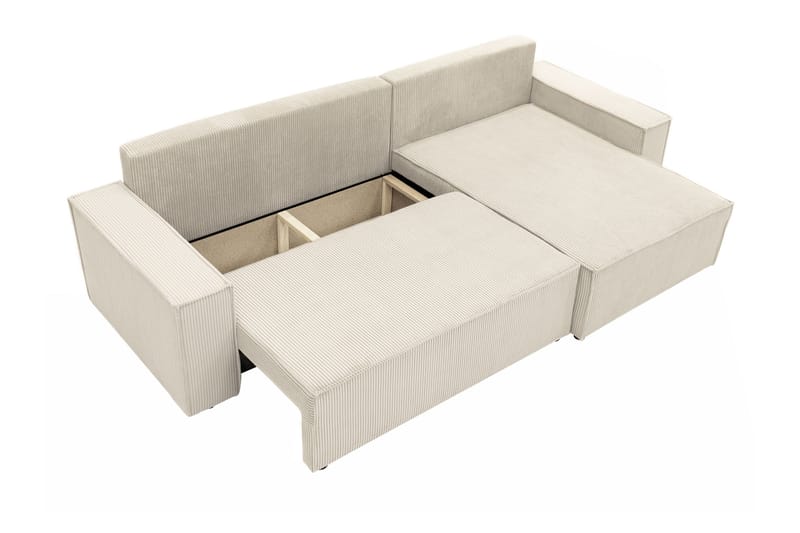 Hobson Soffa med Divan 3-sits - Beige - Möbler - Soffa - Divansoffor & schäslongsoffa