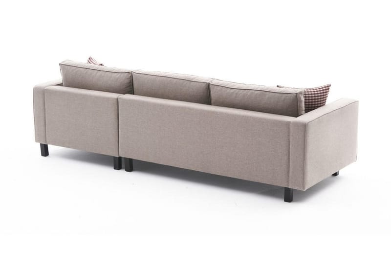 Kaletea Soffa m. Divan 4-sits - Cream - Divansoffor & schäslongsoffa - 4 sits soffa med divan