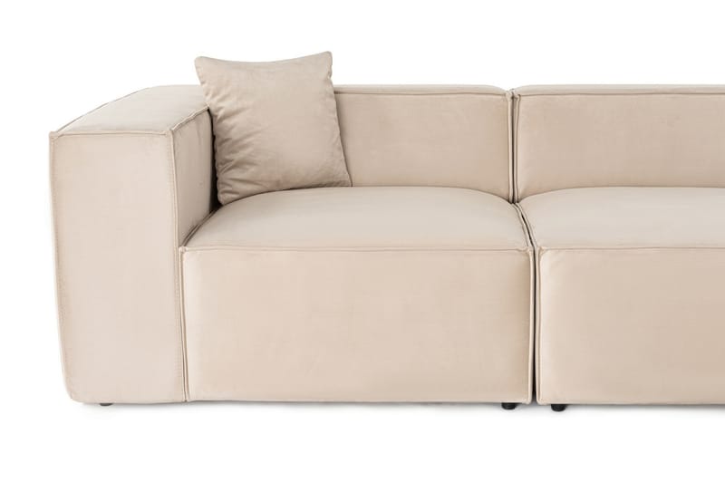 Kaolins Soffa med Divan 3-sits - Cream - Möbler - Soffa - Divansoffor & schäslongsoffa