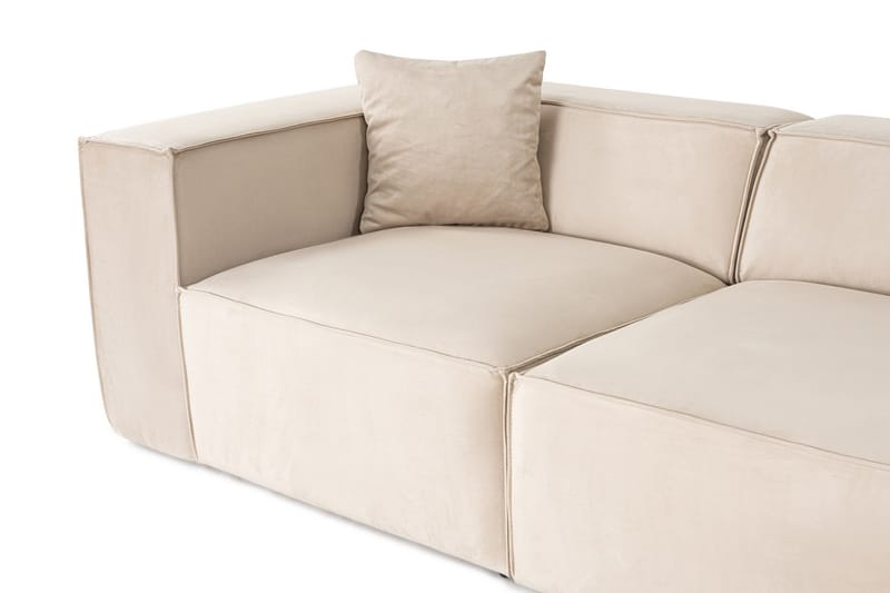 Kaolins Soffa med Divan 3-sits - Cream - Möbler - Soffa - Divansoffor & schäslongsoffa