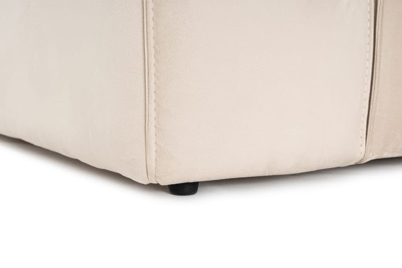 Kaolins Soffa med Divan 3-sits - Cream - Möbler - Soffa - Divansoffor & schäslongsoffa